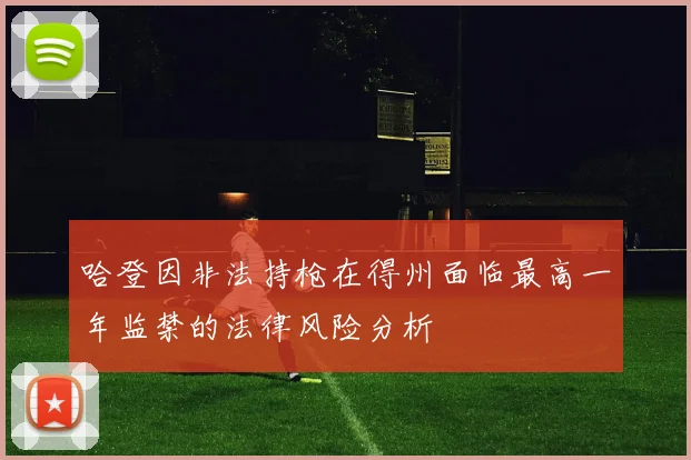 哈登因非法持枪在得州面临最高一年监禁的法律风险分析